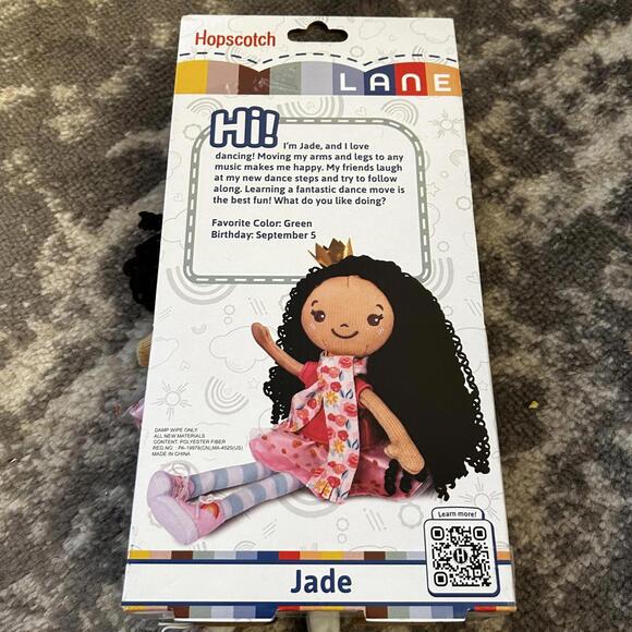 Hopscotch Lane Jade Soft Body Floppy Doll (NEW) - Picture 3 of 3